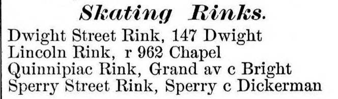 1886 New Haven directory, classified business section · 1886