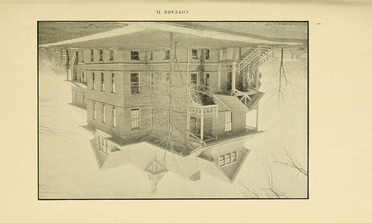 Cottage D · photograph published in the school’s 1900 report