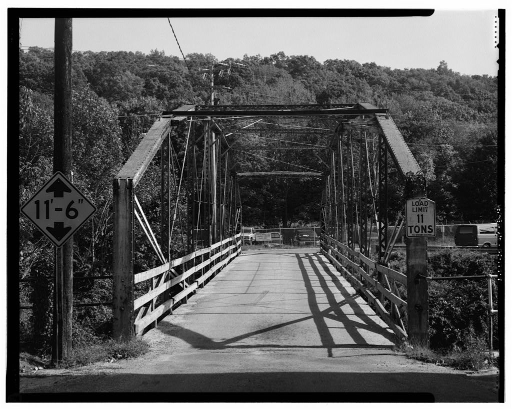 View southeast, showing west end of bridge