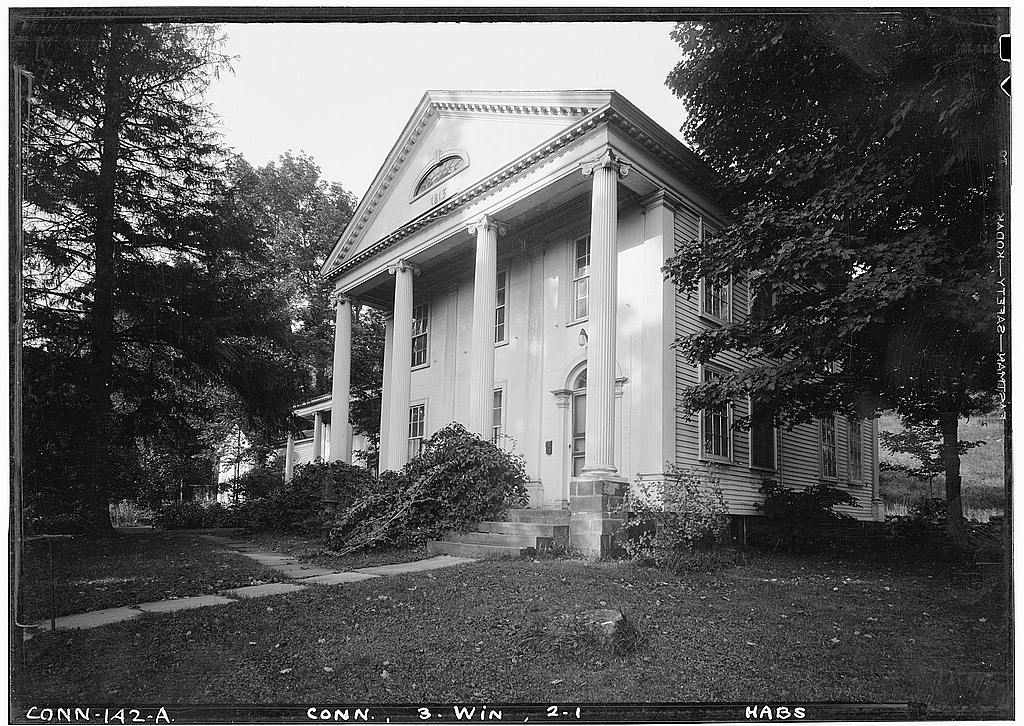 Exterior, general view, front of house from north east. Sept. 15, 1940.