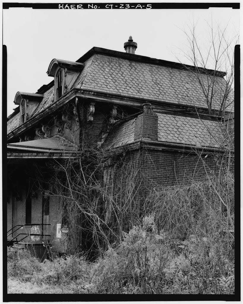 DETAIL OF NORTH SIDE, DORMER WINDOW AND ROOF VENTILATOR - Hartford & New Haven Railroad, Depot, 35 Central Street,…