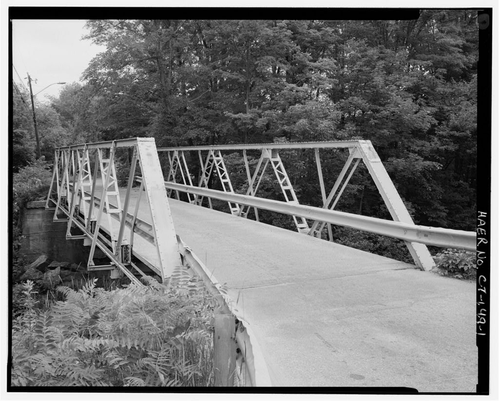 View east, general view of bridge within setting — June 1994