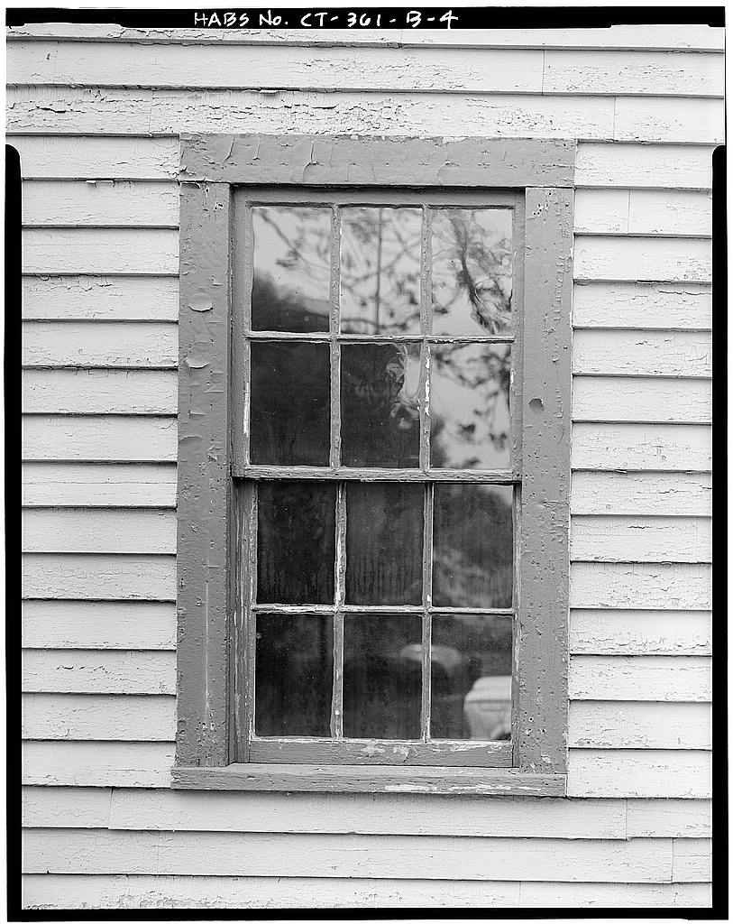 View east, detail, typical window