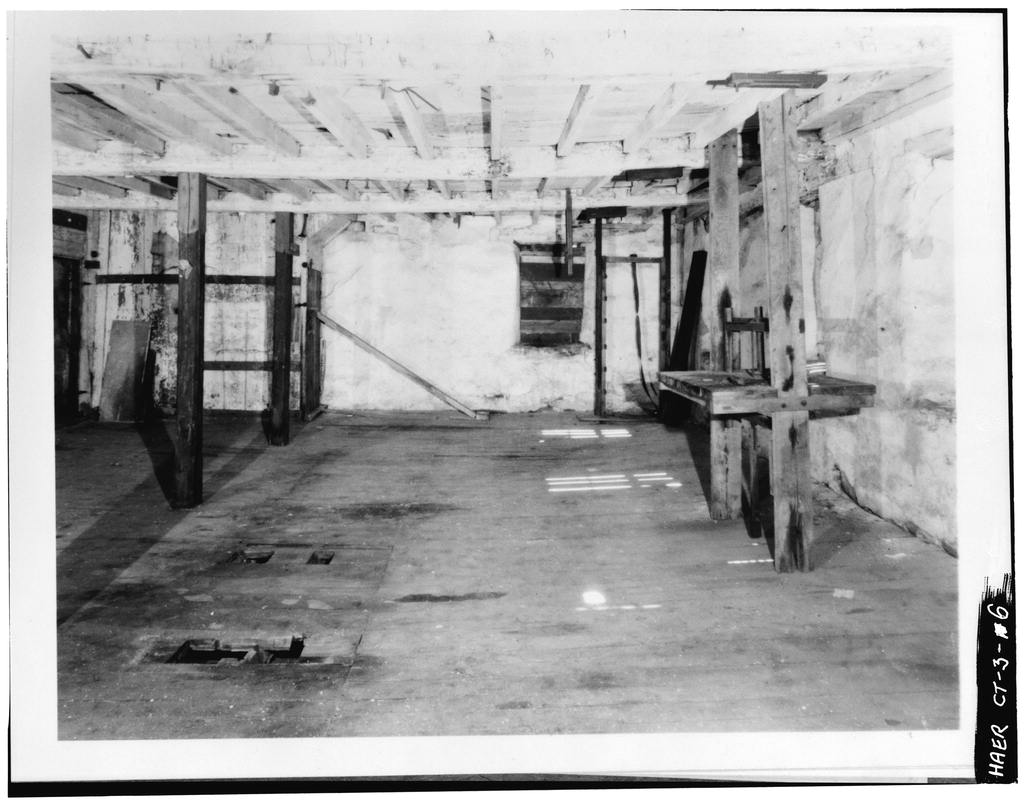 First floor: southeast corner, looking east