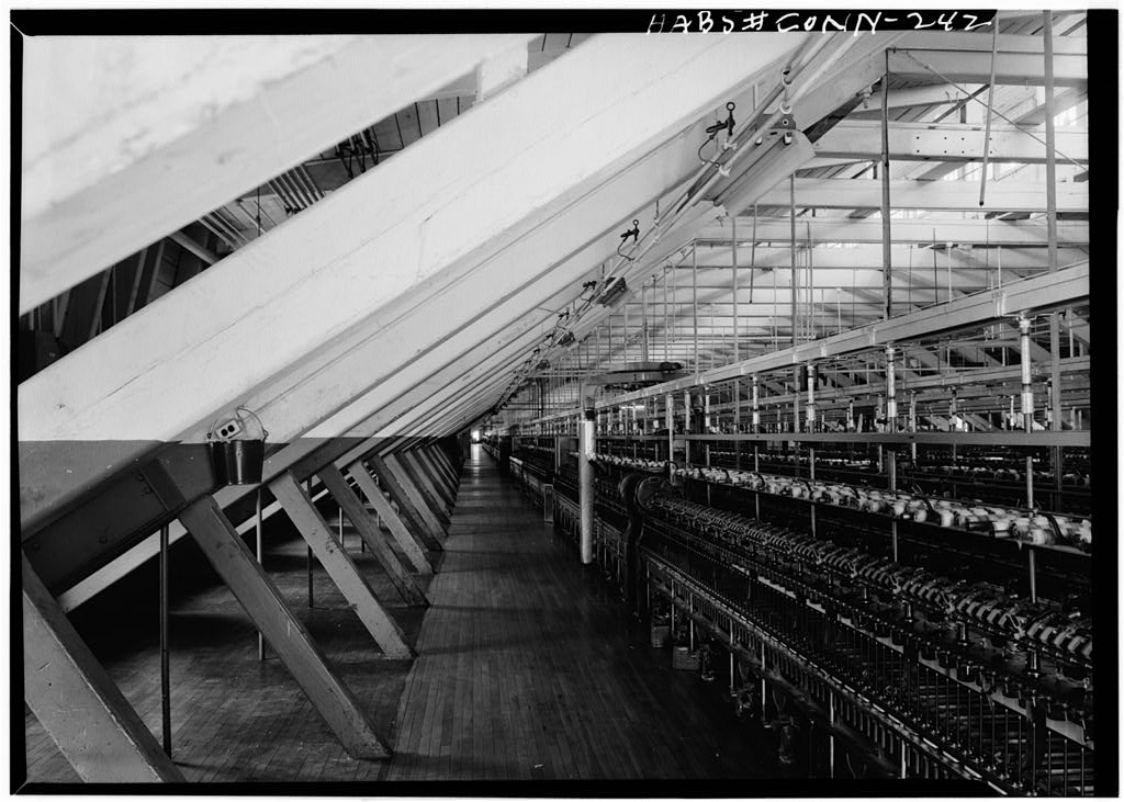 Interior of fifth floor (attic)