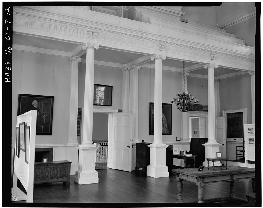 INTERIOR ROOM, LOOKING OUT TOWARD STAIRS - Old State House, Main Street & Central Row, Hartford, Hartford County, CT