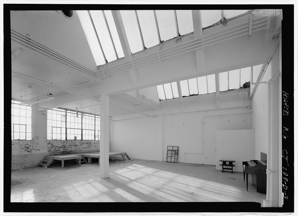 INTERIOR FIFTH FLOOR, LOOKING WEST SHOWING MONITOR.  ROOM MOST RECENTLY USED FOR ART STUDIO. - Colt Fire Arms…