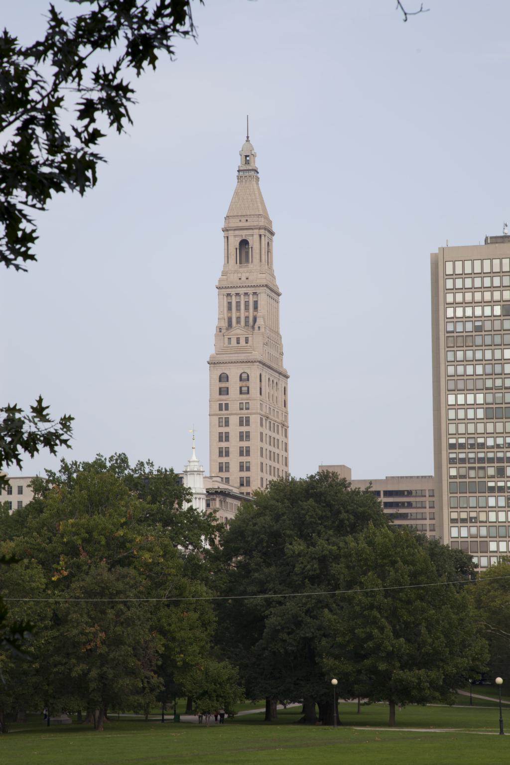 Bushnell Park in Hartford, Connecticut