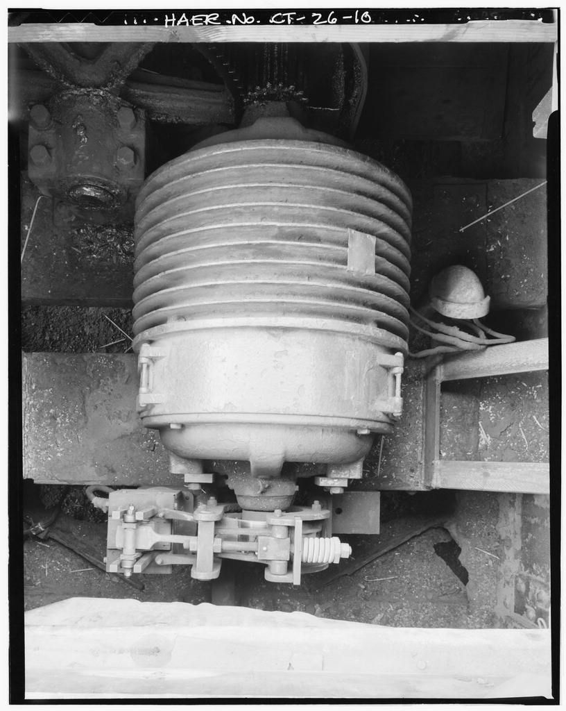 Detail, drive machinery motor