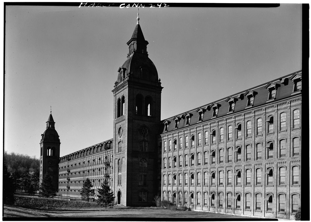 West elevation of original 1871 mill