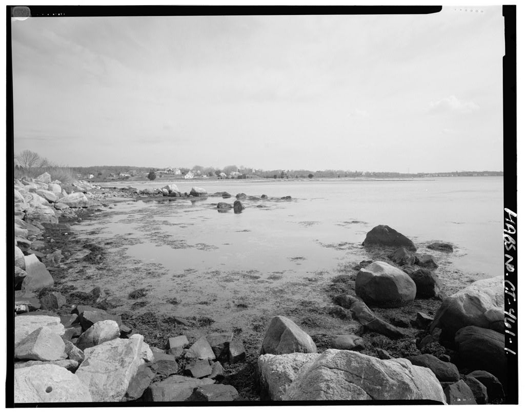 View from north end of Latimer Point, looking northeast towards Wilcox Road Historic District