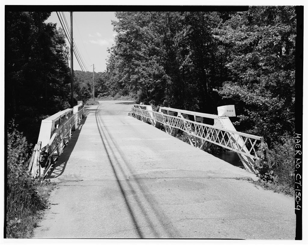 View west, traffic level from east end