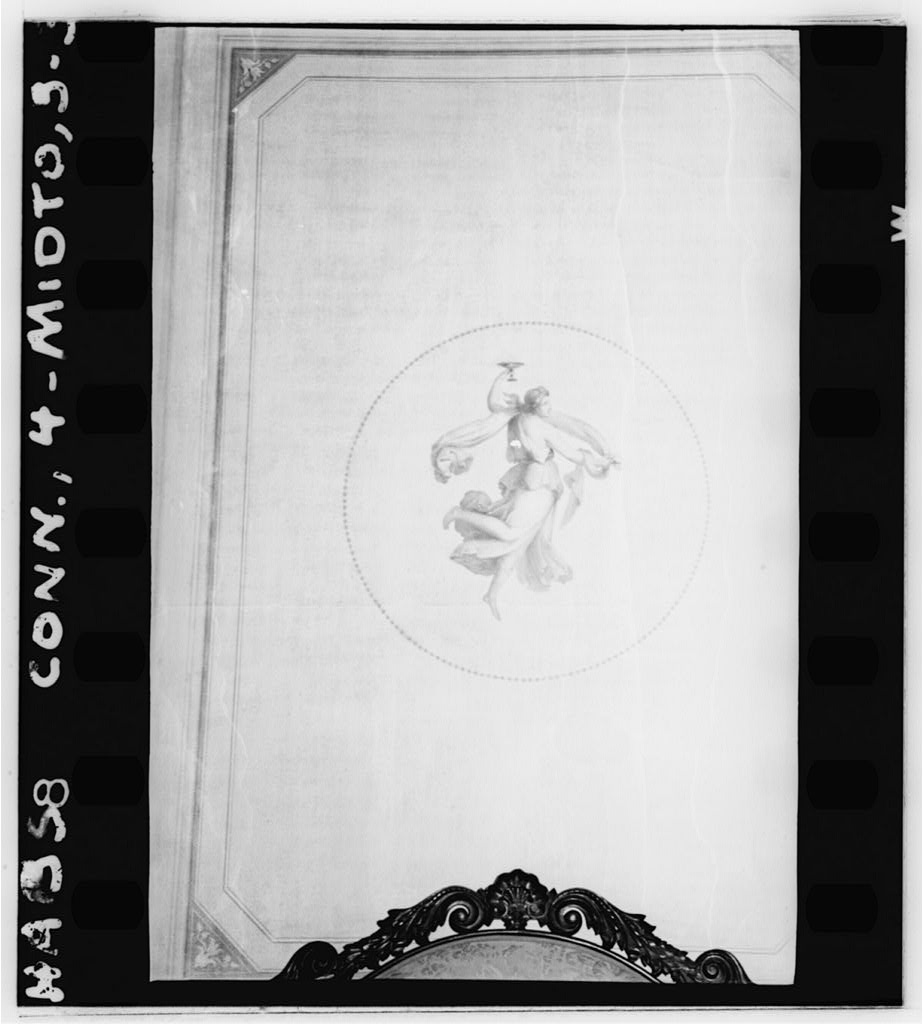 PANEL OF DANCING GIRL - FIRST PARLOR - Richard Alsop House, Middletown, Middlesex County, CT