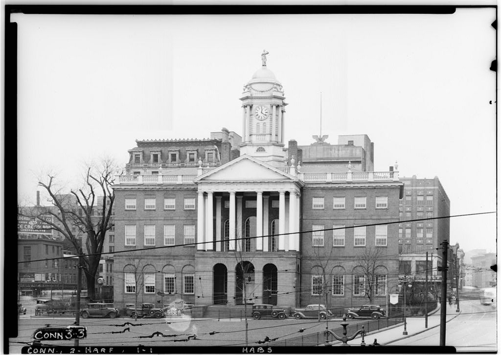 1. Historic American Buildings Survey Everett H. Keeler, Photographer March 1, 1937 EAST ELEVATION - Old State House, Main Street & Central Row, Hartford, Hartford County, CT