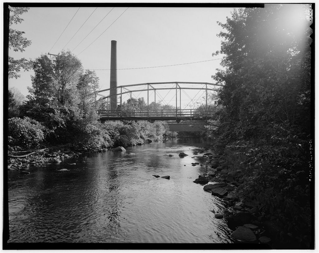 View southwest, showing north elevation of bridge