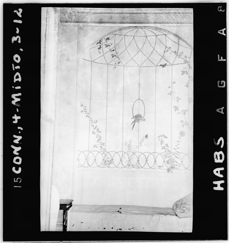 PANEL IN MORNING ROOM - Richard Alsop House, Middletown, Middlesex County, CT